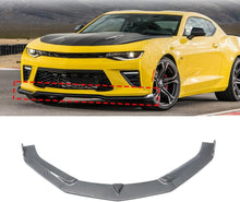 Load image into Gallery viewer, NINTE Front Lip for 2016 - 2021 ChevroletCamaro SS / 2019 - 2021 LS LT RS 3 Pieces Front Bumper Lip Spoiler Splitters - NINTE