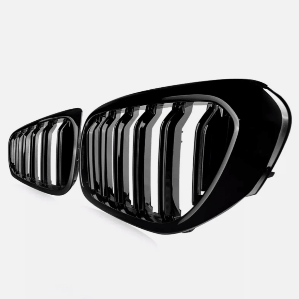 NINTE For 2017 - 2020 BMW 5 Series G30 G31 530i 540i Front Kidney Grille Gloss Black - NINTE