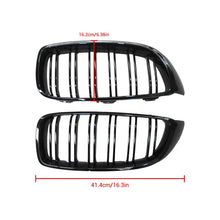 Charger l'image dans la galerie, NINTE For 2014 - 2017 BMW 4 Series F32 F33 F36 F82 M4 Grille Dual Slats Grill Replacement - NINTE