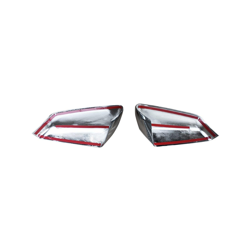 NINTE For 2018 - 2024 Chevrolet Equinox & 2018 - 2021 GMC Terrain, Chrome Side Rear View Mirror Overlays Mirror Covers - NINTE