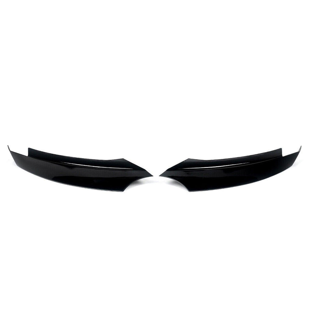 NINTE For 2007 - 2013 BMW 1 Series E82 128i 135i M - Sport Front Lip Front Bumper Splitter ABS - NINTE