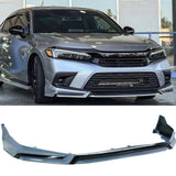 NINTE Front Lip For 2022-2024 Honda Civic Sedan/Hatchback Yofer V3 Style Bumper Spliter Chin