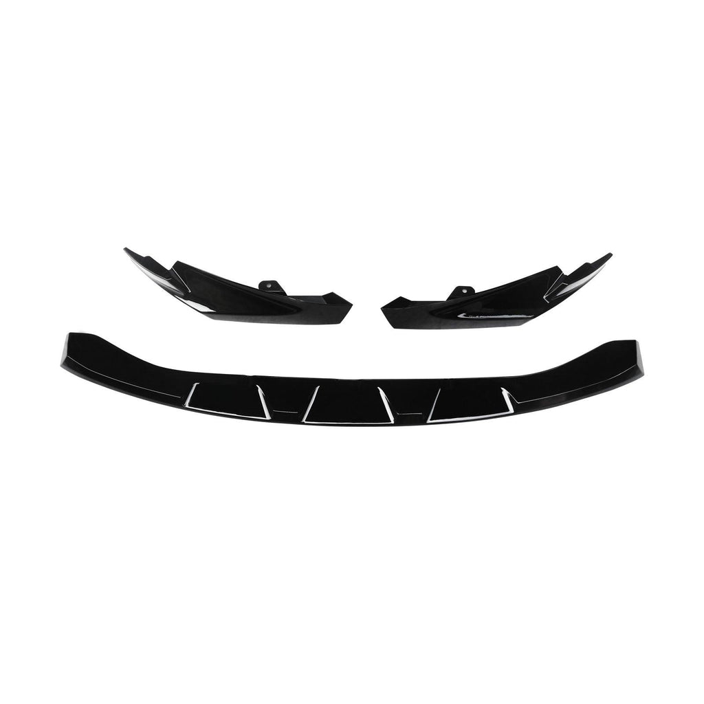 NINTE Front Lip For 2021 - 2025 BMW G80 M3 G82 M4 3PCs ABS M Performance Front Bumper Splitter - NINTE