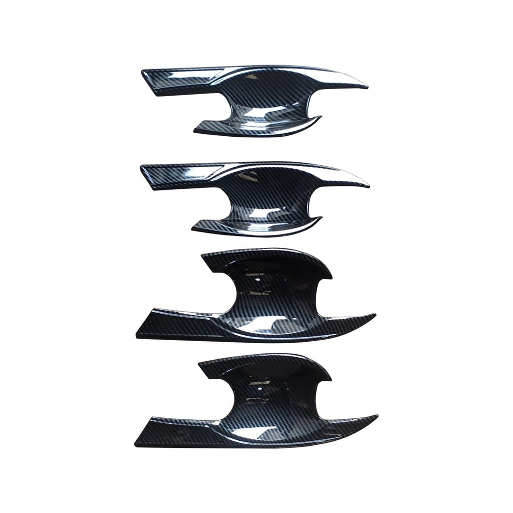 NINTE For 2022 2023 2024 11th Gen Honda Civic Carbon Fiber Pattern Door Handle Bowl Cover Trim - NINTE