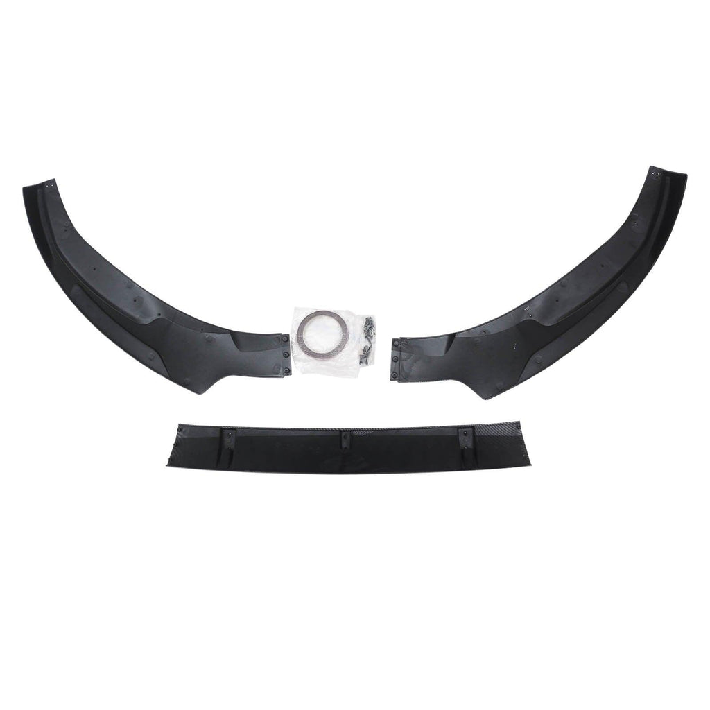 NINTE For 2020 - 2024 Audi A4 S4 Front Lip ABS Painted 3 Pieces Lower Bumper Splitter - NINTE