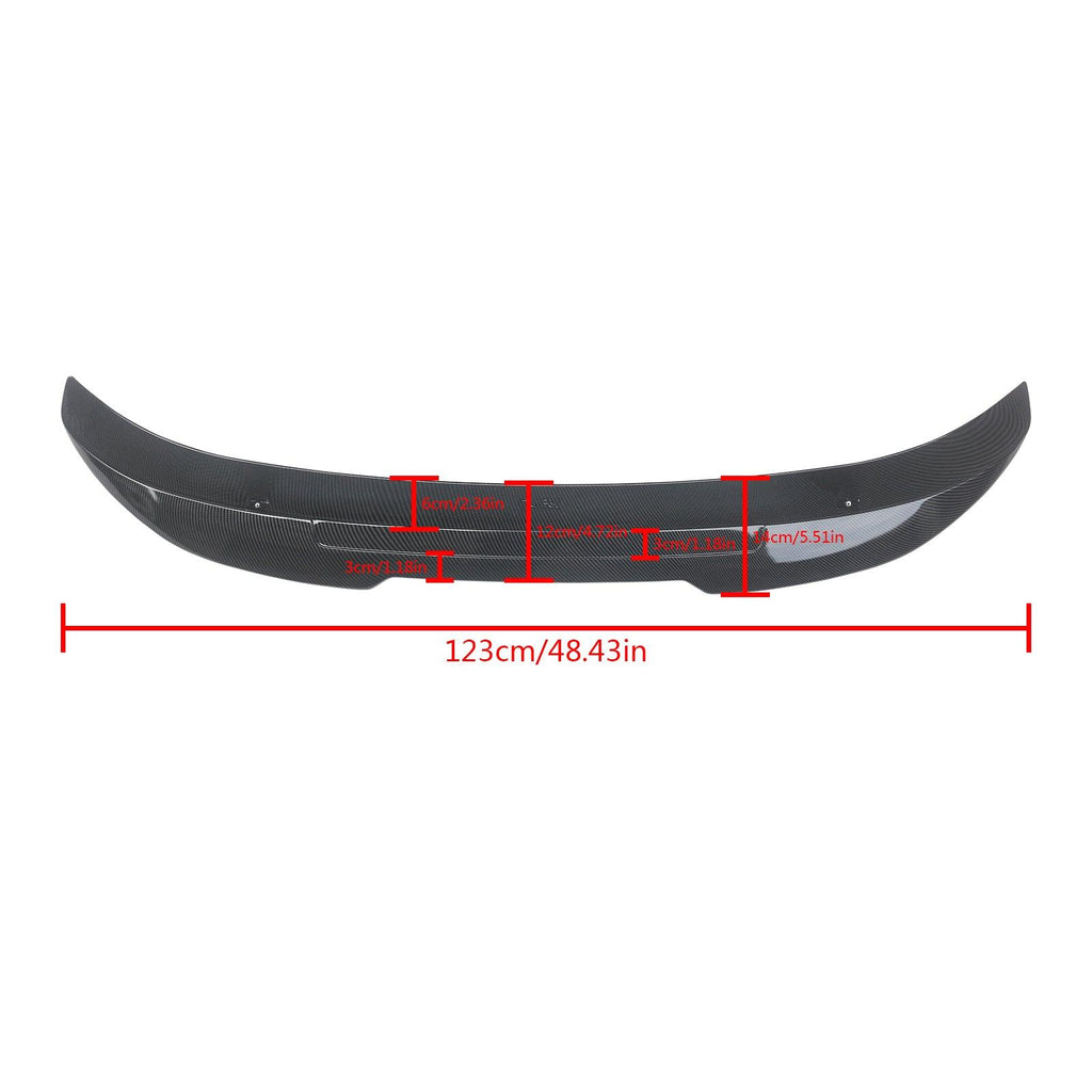 NINTE For 2013 - 2018 BMW F80 M3 F30 Rear Spoiler Sedan PSM Style High Kick Trunk Spoiler Wing Decklid - NINTE