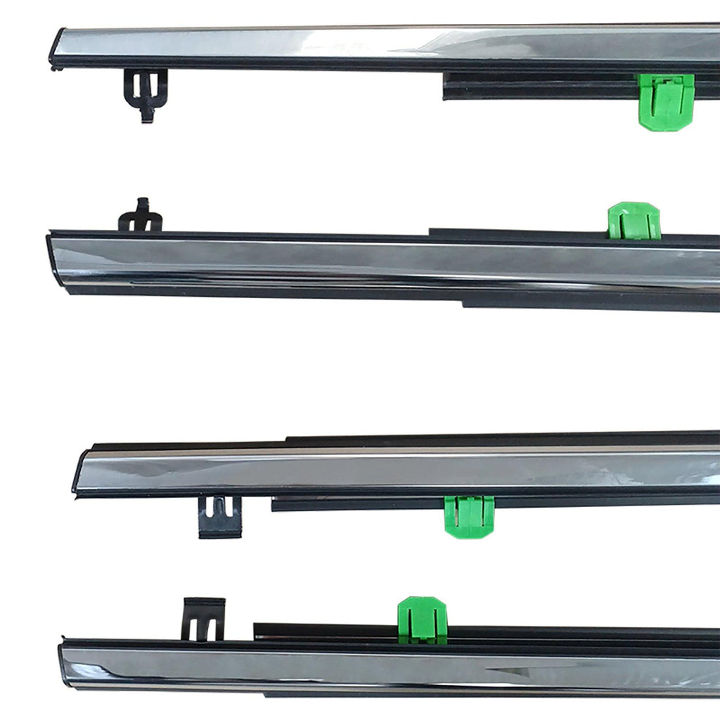 NINTE For 2007 - 2011 Honda CR - V Car Window Moulding Trim Weatherstrips Seal Fit 4PC (72450 - SWA - A01, 72410 - SWA - A01, 72950 - SWA - A01, 72910 - SWA - A01) - NINTE