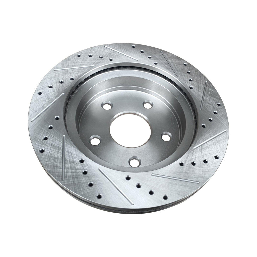 NINTE For Dodge Durango Ram 1500 Chrysler Aspen Front Drilled & Slotted Brake Rotors - NINTE