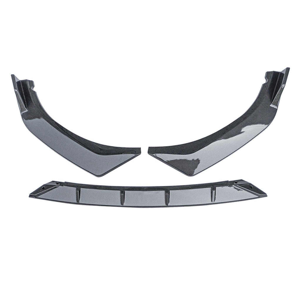 NINTE For 2021 - 2023 BMW 5 Series G30 M Sport Front Lip Front Bumper Splitter 3Pcs ABS - NINTE