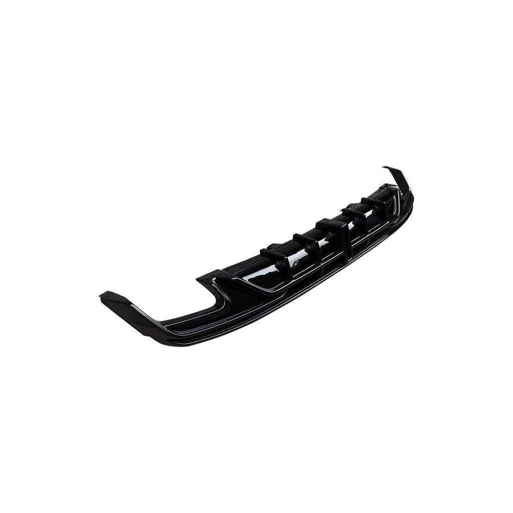 NINTE for 2023 2024 Honda Accord Gloss Black Rear Diffuser with Tailpipe Rear Bumper Bumper with Brake Light - NINTE