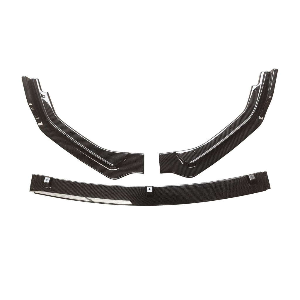 NINTE For 2018 - 2024 Infiniti Q50 Base LUXE 3PCS Front Bumper Lip Chin Spoiler Splitter - NINTE