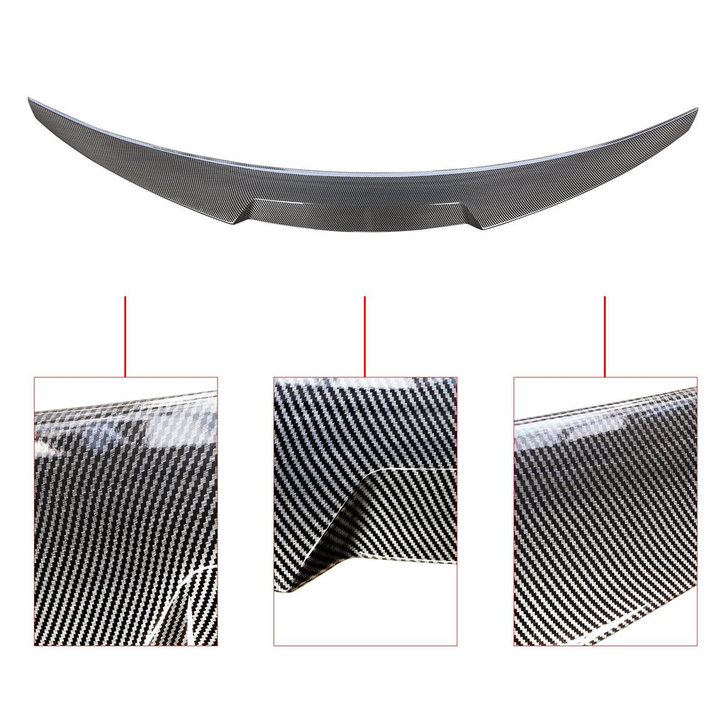 NINTE For 2011 - 2016 BMW F10 5 - Series M4 Style Rear Spoiler Trunk Lip Spoiler Wing - NINTE
