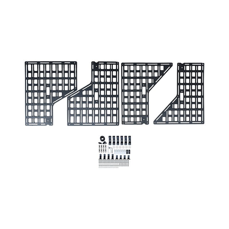 NINTE For 2019 - 2025 Silverado 1500&GMC Sierra Side Bed Molle Panel Only Fit for 5.8FT Bed - NINTE
