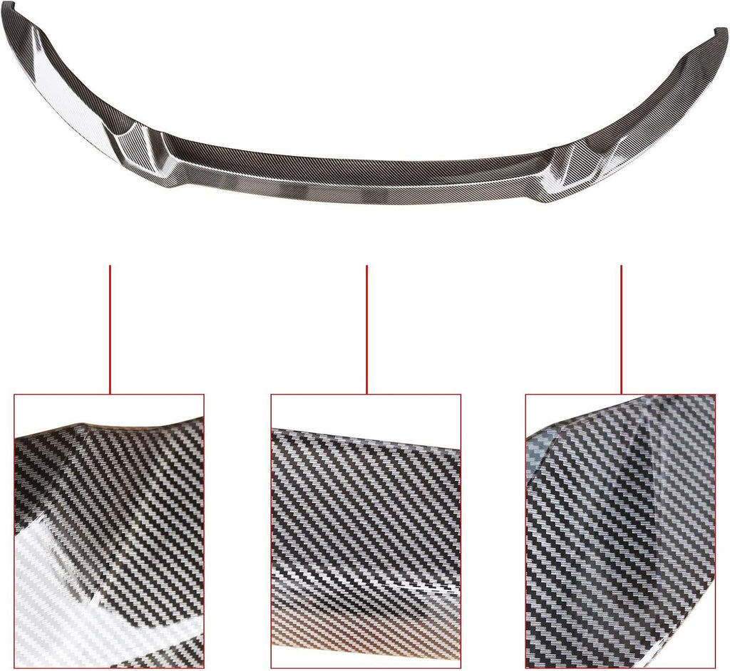 NINTE For 2015 - 2020 Fits BMW F80 M3 F82 F83 M4 1 Piece Style Front Bumper Lip Front Lower Diffuser - NINTE