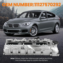 Load image into Gallery viewer, NINTE ALUMINUM Valve Cover with Gasket Cap for BMW 135i 335i 535i 640i 740i X3 X5 N55 11127570292 - NINTE