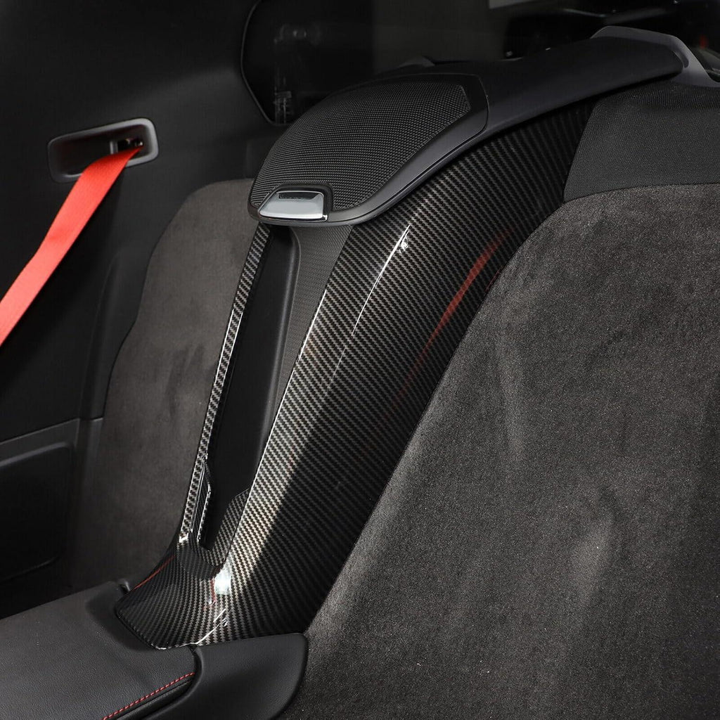 NINTE For for 2020 - 2023 Chevrolet Corvette C8 Accessories Interior Center Console Waterfall Wireless Phone Charger Cover Trim - NINTE