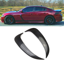 Load image into Gallery viewer, NINTE For 2015 - 2023 Dodge Charger Add - On Outside Garnish Scoop Vent Cover Side Vent Front Door Side Fender Scoops Fin Vents Cover - NINTE