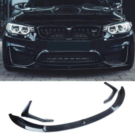 NINTE For 2015 - 2020 BMW F80 M3 F82 F83 M4 Performance Front Bumper Lip ABS Painted Front Lip Splitter Kits - NINTE