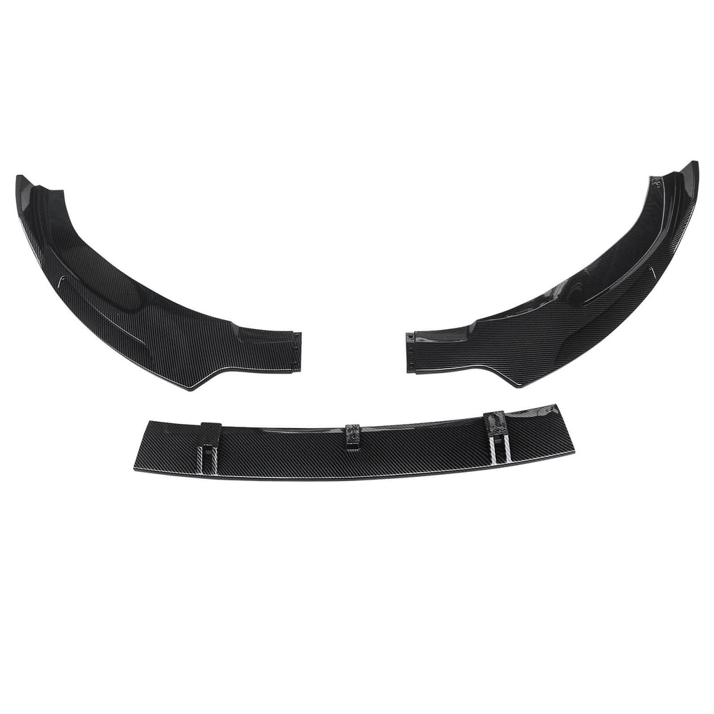 NINTE For 2020 - 2024 Audi A4 S4 Front Lip ABS Painted 3 Pieces Lower Bumper Splitter - NINTE