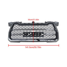 Laden Sie das Bild in den Galerie-Viewer, NINTE Front Hood Grille For 2019 - 2021 GMC Sierra 1500 ABS Denali Mesh Style Gloss Blcak - NINTE