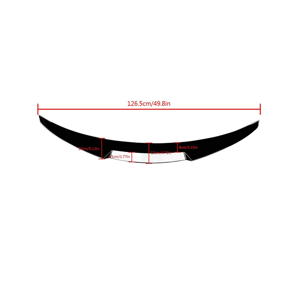 NINTE For 2011 - 2016 BMW F10 5 - Series M4 Style Rear Spoiler Trunk Lip Spoiler Wing - NINTE