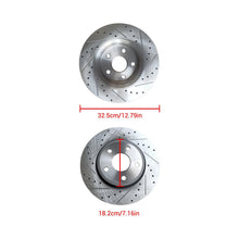 Charger l'image dans la galerie, NINTE for 2011 - 2020 Dodge Durango Jeep Grand Cherokee 330mm Front Drilled Disc Rotors - NINTE