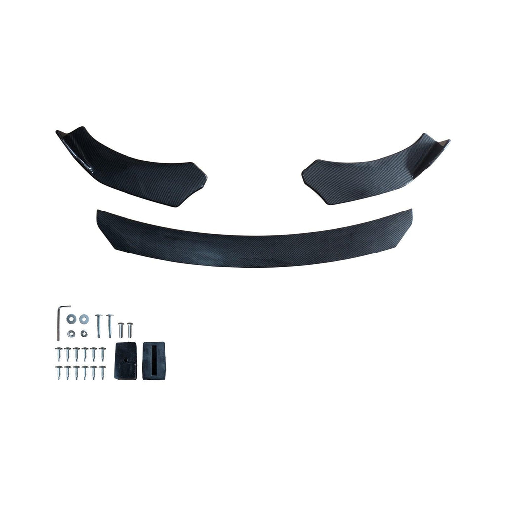 NINTE BMW Audi Benz Mazda Honda Civic Audi Q5 Universal Front Bumper Lip Body Kit Spoiler ABS - NINTE