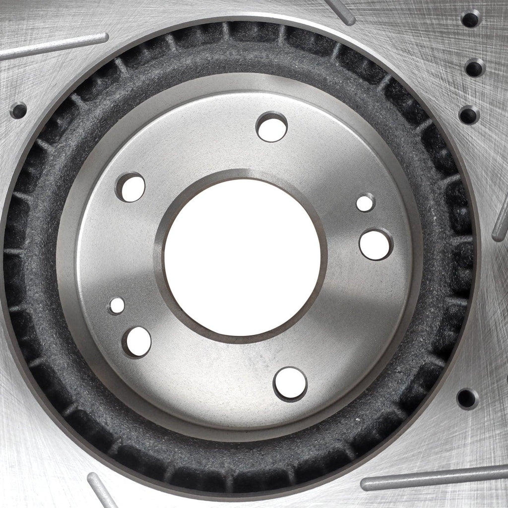 NINTE Rear Drilled Brake Rotors for Hyunda Elantra GT Veloster Venue Kona Forte Soul - NINTE