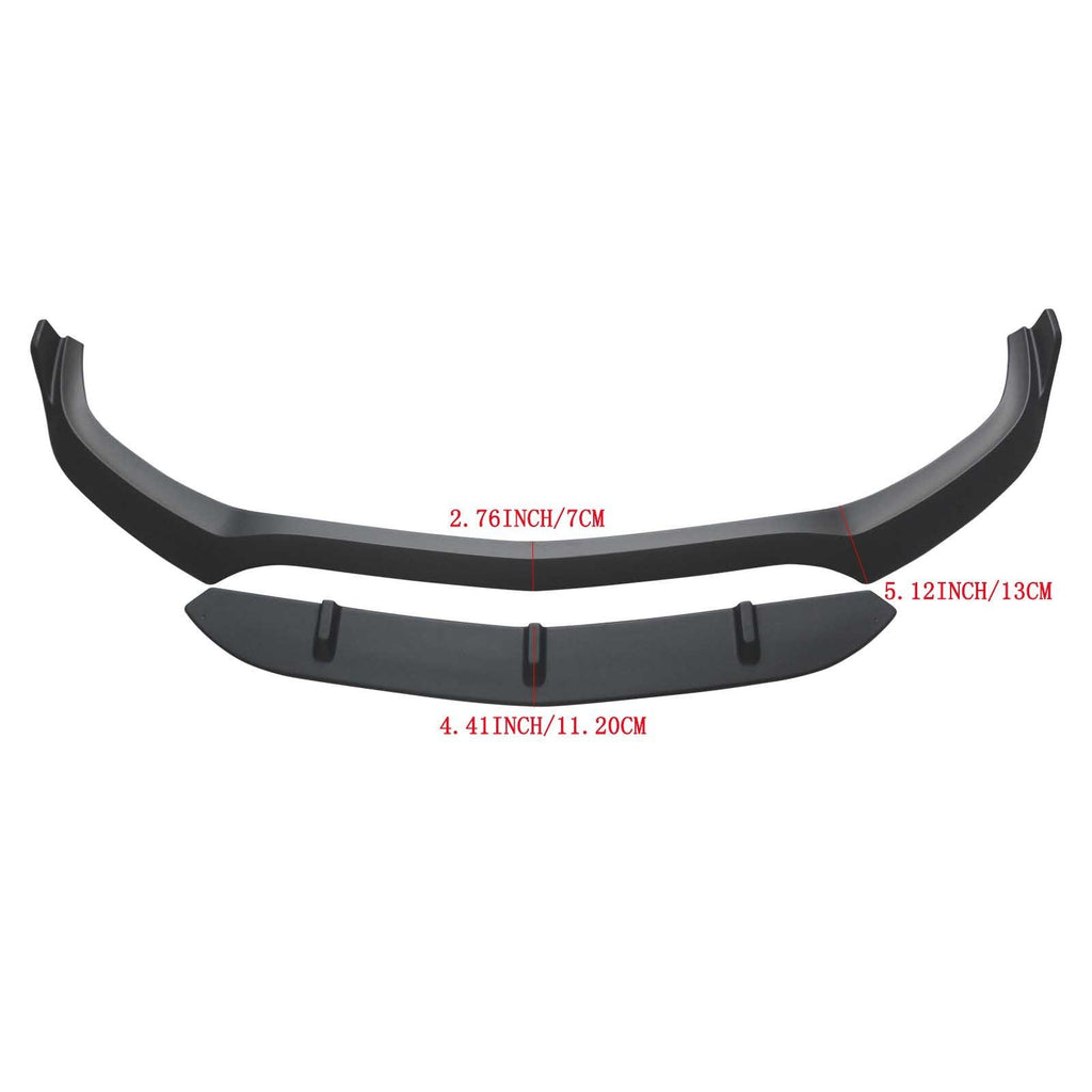 NINTE For 2015 - 2021 Mercedes Benz C63 Front Bumper lip B Style Splitter Front Lip - NINTE