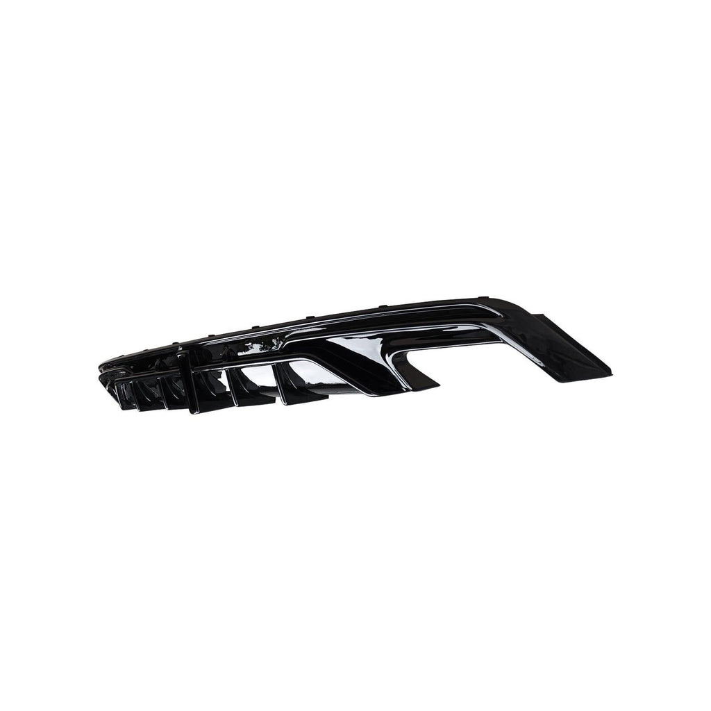 NINTE for 2023 2024 Honda Accord Gloss Black Rear Diffuser with Tailpipe Rear Bumper Bumper with Brake Light - NINTE