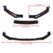 Load image into Gallery viewer, NINTE For 2017 - 2018 Audi A4 Sport ABS Front Lip Painted 3 Pieces Lower Bumper Splitter - NINTE