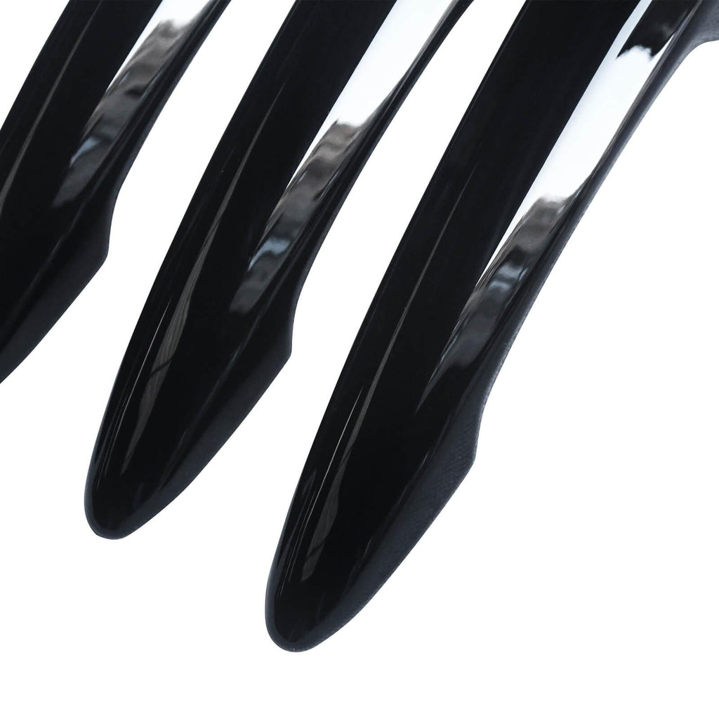 NINTE For 2021 - 2025 Nissan Rogue Door Handle Covers Gloss Black Pair With 2/4 Smart Holes Button Covers - NINTE