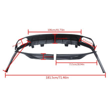 Cargar imagen en el visor de la galerĆa, NINTE For 2018 - 2022 Honda Accord Rear Diffuser with LED Brake Light Apron Spats ABS Painted Rear Lip - NINTE