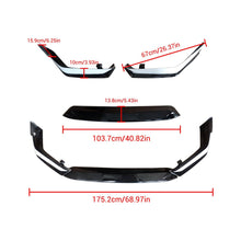 Load image into Gallery viewer, NINTE For 2022 - 2024 Honda Civic 11th Front Lip GF Bodykit BF Bodykits Pearl White Black Front Bumper Lip Kit - NINTE