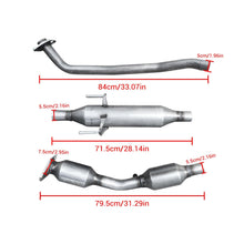Laden Sie das Bild in den Galerie-Viewer, NINTE For 2003 - 2008 Toyota Corolla Matrix 1.8L 4CYL Pontiac Catalytic Converter US 3PCs - NINTE