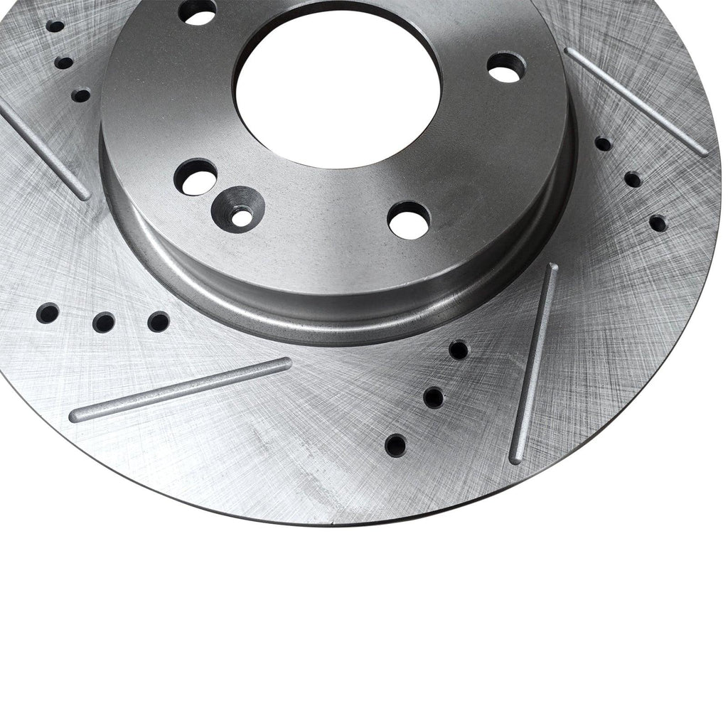 NINTE 280mm Front DRILLED Brake Rotors for Elantra GT Veloster Kona Forte Soul Forte5 - NINTE