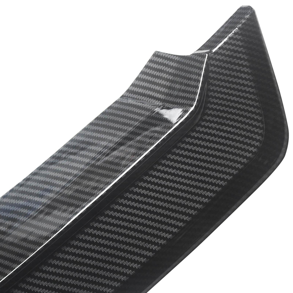 NINTE For 2019 - 2021 Honda Civic Sedan 10th Gen FC1/FC2/FC5 Facelift Front Bumper Lip Splitter 3 Pieces PP Painted - NINTE