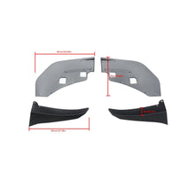 Laden Sie das Bild in den Galerie-Viewer, NINTE For 2015 - 2021 Ford Mustang Winglet Splitters ABS Style Front Bumper Corner Spoiler - NINTE