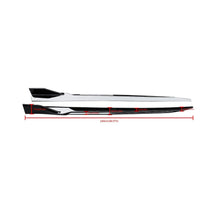 Cargar imagen en el visor de la galería, NINTE For 2021 - 2023 BMW 4 Series G22 G23 G26 3D Racing Style Side Skirts Extension Panel Splitter ABS Painted - NINTE