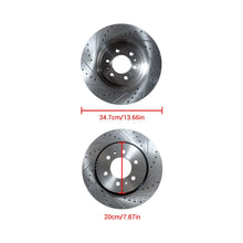 Laden Sie das Bild in den Galerie-Viewer, NINTE for 2010 - 2020 Ford F - 150 Expedition Lincoln Navigator Front Drilled Brake Rotors - NINTE