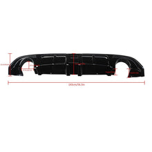 Load image into Gallery viewer, NINTE For 2017 - 2023 Infiniti Q60 ABS Rear Diffuser Rear Bumper Lip With Brake Light - NINTE