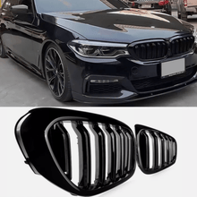 Load image into Gallery viewer, NINTE For 2017 - 2020 BMW 5 Series G30 G31 530i 540i Front Kidney Grille Gloss Black - NINTE