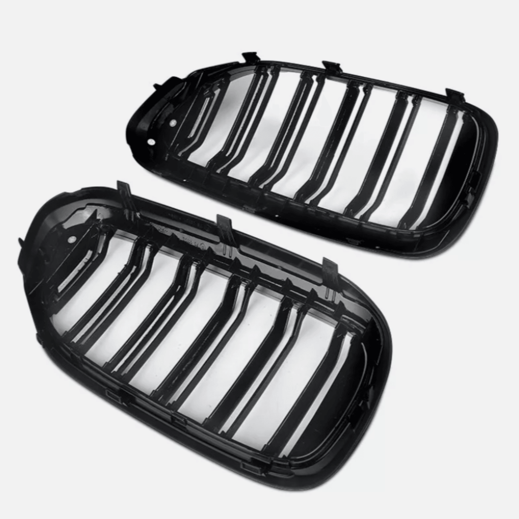 NINTE For 2017 - 2020 BMW 5 Series G30 G31 530i 540i Front Kidney Grille Gloss Black - NINTE