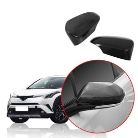 NINTE For 2016 - 2019 Toyota C - HR Rear View Side Mirror Covers Cap Exterior Trim Outside Rearview Decoration Cap Protector - NINTE