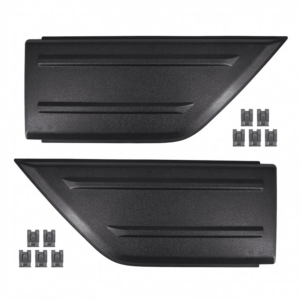 NINTE For Ford F150 2021 - 2023 1 Set Front Bumper Guards Inserts Pads End Caps Cover Trim - NINTE
