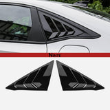 NINTE For 2022-2025 Honda Civic Sedan 11th Generation Rear Side Window Louvers Air Vent Scoop Shades Cover Blinds
