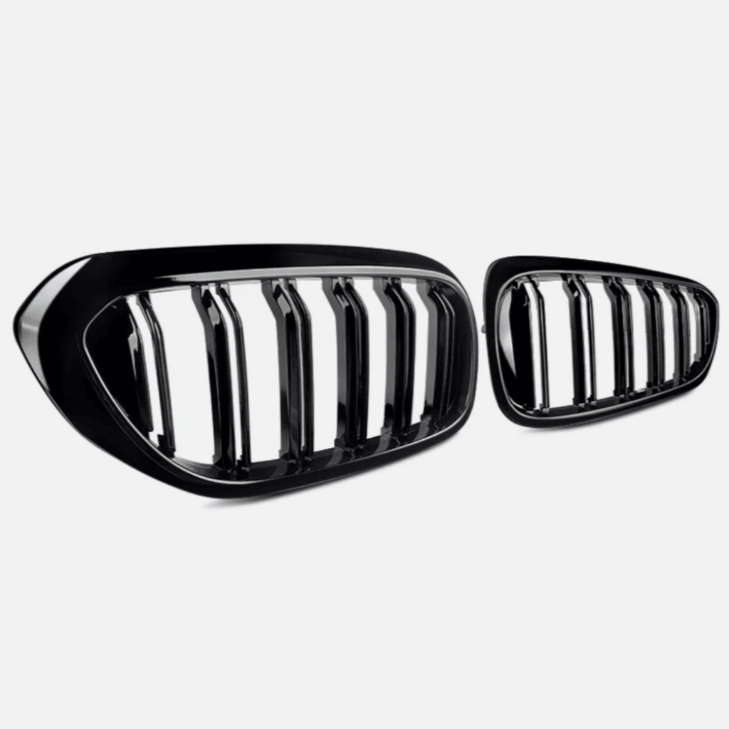NINTE For 2017 - 2020 BMW 5 Series G30 G31 530i 540i Front Kidney Grille Gloss Black - NINTE