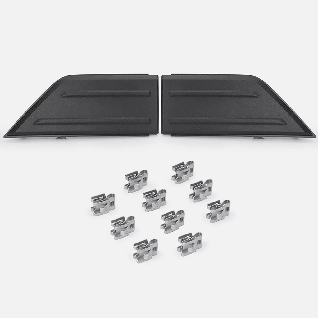 NINTE For Ford F150 2021 - 2023 1 Set Front Bumper Guards Inserts Pads End Caps Cover Trim - NINTE