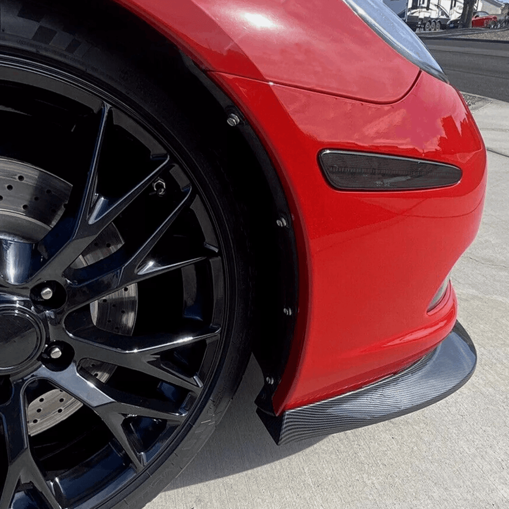 NINTE For 2005 - 2013 Corvette C6 Z06 ZR1 Front Bumper Lip Front Lip Splitter Chin - NINTE