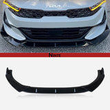 NINTE For 2021-2025 KIA K5 GT EX LX Front Lip Splitter Spoiler Body Kits Gloss 3PC